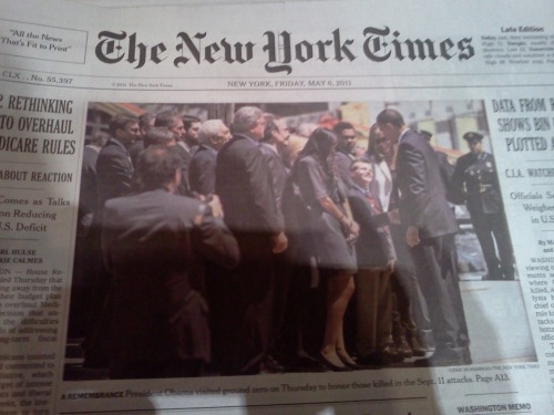 new york times front page today. The New York Times has a