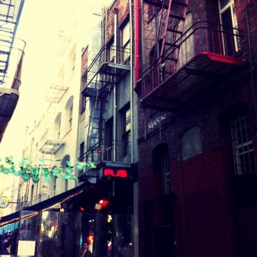 SF alley (Taken with instagram)
