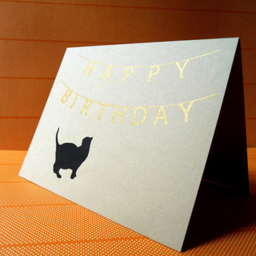 happy birthday cat cards. (via Happy Birthday with Cat