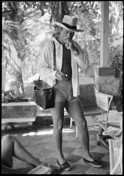 John Wayne in hot pants  (photo: Phil Stern)