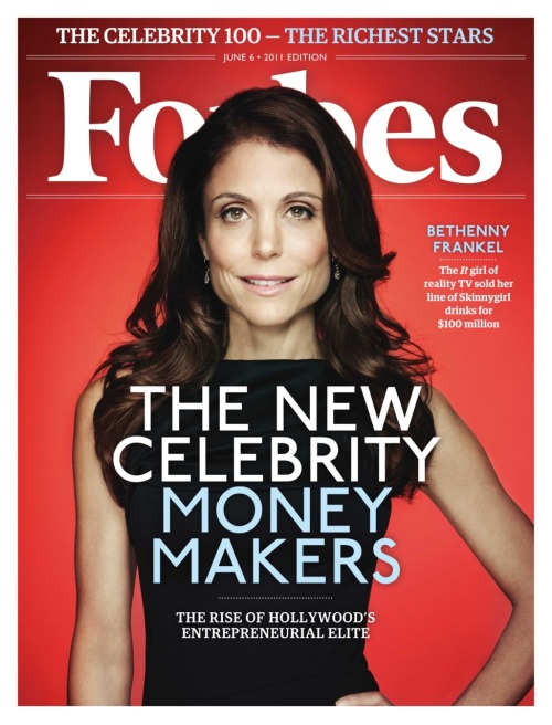 bethenny frankel forbes magazine. Bethenny made the cover of