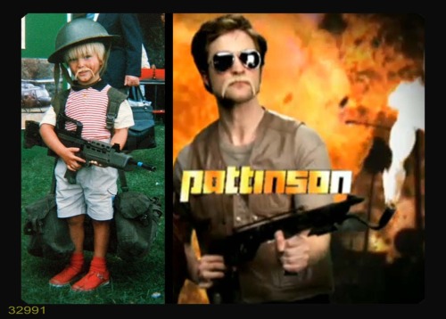 sparkybitchface:  What is Rob Pattinson’s childhood dreams? To be BADASSSSS… 