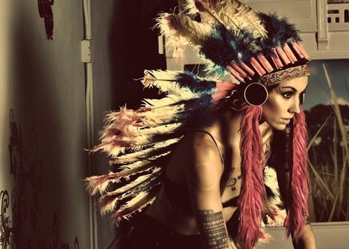 headdress feathers tattoos