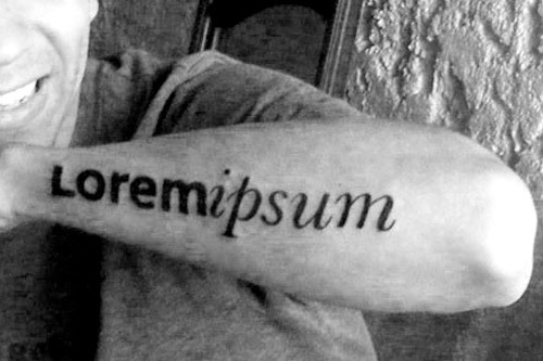 Lorem ipsum meaning