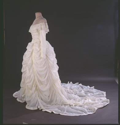 WWII Wedding Dress After Maj Claude Hensinger escaped from his damaged 