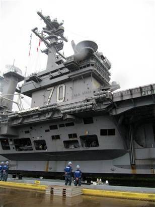 osama bin laden target practice. The ship that buried Osama bin Laden docked in Hawaii on Tuesday,