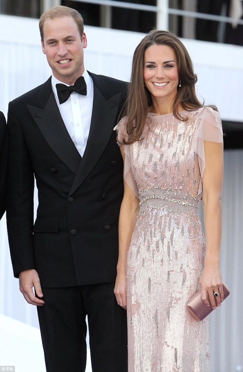 The Duke and Duchess of Cambridge at the Ark Gala Dinner at Kensington Palace