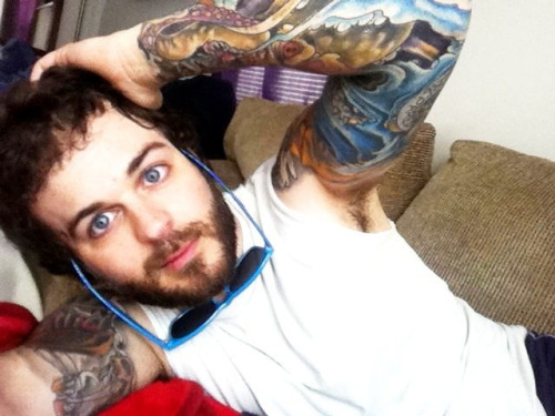tags tattoo sleeve boy guy colour meaningful body art ink wrist beard 