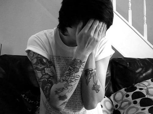 Tagged black and white black hair tattoo tattoos arm tattoo arm tattoos 
