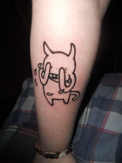 My Radiohead Steve Donwood Crying Minotaur tattoo