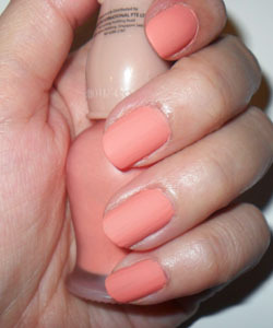 Nails of the Moment: Matte Orange Creamsicle 
&#8212;-
I&#8217;ve had my eye on creamy pastel orange/coral with a slight hint of pink for some time. The only thing more gorgeous than that is a MATTE creamy pastel coral.
I got mine from Korean brand Etude House (Matte polish #6), but if you can&#8217;t get hold of this online or in stores, L.A Girl has something similar in their matte nail enamel range, although slightly less peach, and more of a stronger orange.

The perfect lip to match? Lime Crime Cosmopop or maybe MAC Peachstock if you can&#8217;t wear anything too milky.
