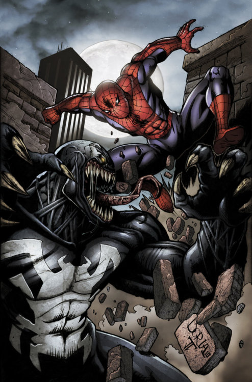 Spiderman Vs. Venom - by Juan Fernandez 