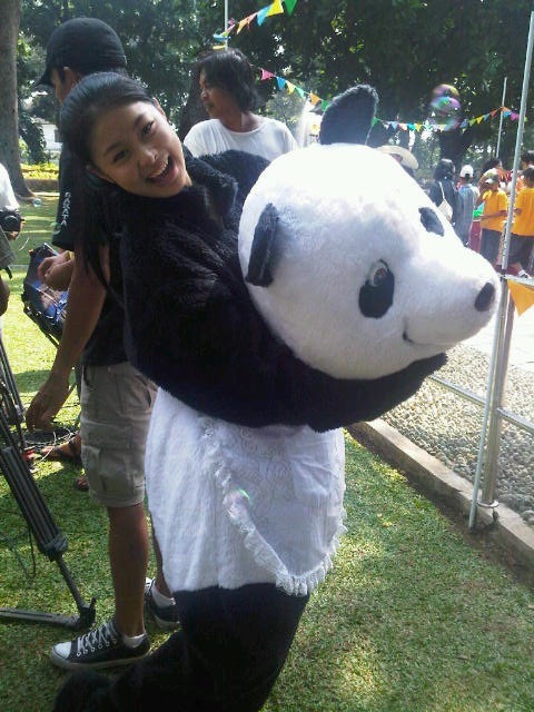 Linzy si panda jadi panda untuk GGG season 2. Unyu deh dia! (^_^)