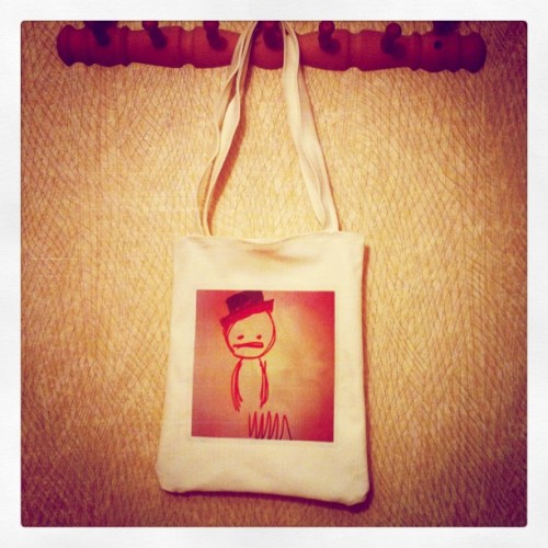 &#8220;Mr. Nice guy - bag&#8221; (print and bag by me) (Taken with instagram)