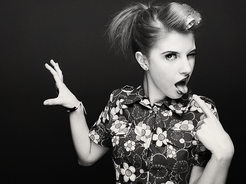 hayley williams black and white 