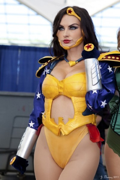 Jennifer Wenger as Wonder Woman from DC 8217s AmeComi line at