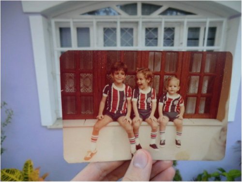 Dear Photograph,
Those were the days, when Mom would put us in matching clothes.
Fabio
