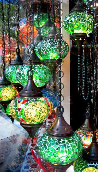My Bohemian Aesthetic 
Hanging lanterns in the Grand Bazaar, Istanbul