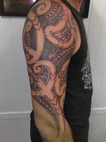 Maori arm by Fred Vaoliko Pacific Tattoo NZ