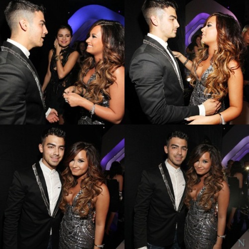 Joe Jonas and Demi Lovato Reunite at the MTV Awards