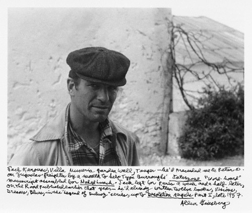 Jack Kerouac photographed by Ginberg in Tangiers Source specterlit 