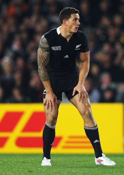 Sonny Bill Williams ripped his shirt What a shame cough that tattoo is 