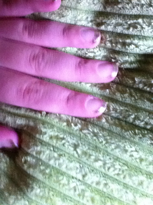 Har målat naglarna idag