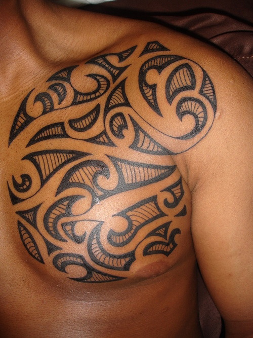 taesdong Heres my little Brothers tribal Tattoo He just got his three