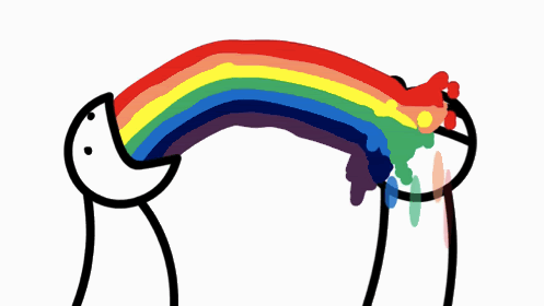 Puke rainbows