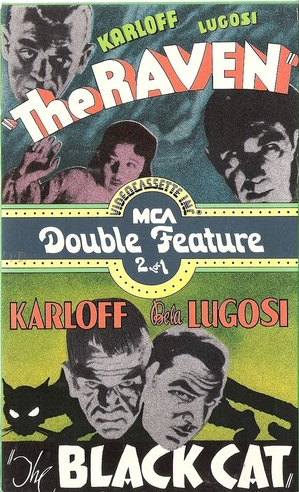 Month Of Horror:A double feature starring two horror icons! Bela Lugosi &amp; Boris Karloff!I watched The Black Cat last night and The Raven Tonight, and I thought &#8220;well you can&#8217;t talk about one without talking about the other&#8221;.7. The Black Cat, 1934
This film is awesome! This was the first that features both Karloff and Lugosi. Oddly enough, the black cat has little to do with the plot, but the idea of a a black cat representing pure evil sets the mood to the movie.
For it&#8217;s time it was pretty hardcore stuff, deals with death, satanism, necrophilia, murder and torture. Boris Karloff is just great, an all around badass here, he&#8217;s  the bad guy just for the sake of being evil. Lugosi&#8217;s character is a bit more complex, and his performance in this movie is just flawless.
Censors in Italy, Finland and Austria banned the movie outright, while others required cuts of the more gruesome sequences.

8. The Raven, 1935
This one was not as shocking as The Black Cat, but still it was pretty awesome, here the stories of Edgar Allan Poe have more to do with the plot.
The character Lugosi plays is obsessed by the Poe stories. Karloff has a lot less lines than Lugosi, but never the less he gives a great performance, you feel his emotion and at some point even sympathize with his character. Still, Lugosi is at his best in this movie, a lot of great deliveries.
Too strong for 1935 tastes, with its themes of torture, disfigurement  and grisly revenge, the film did not do particularly well at the box  office during its initial release, and indirectly led to a temporary ban on horror films in England.
