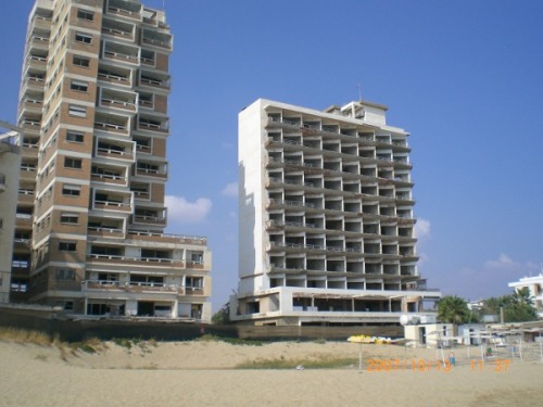 Abandoned Beach Resort City Varosha Cyprus