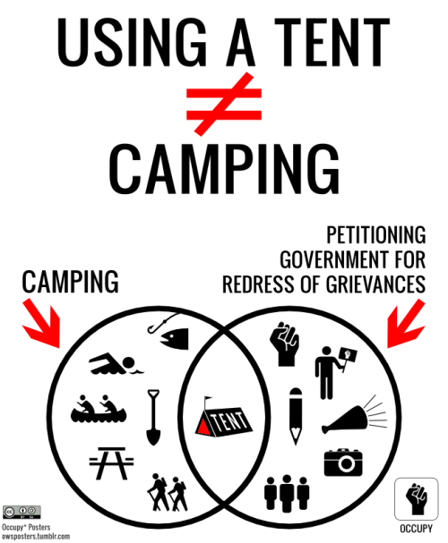 &#8220;Using a Tent Does Not Equal Camping&#8221;
Download the complete poster packet 
About this poster
Permlink