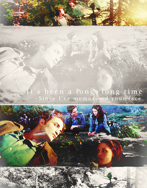 btwimtati:  15 Days of RK: Day #3 Favorite Edward and Bella moment (so far) ♦ Twilight’s first time on the meadow 