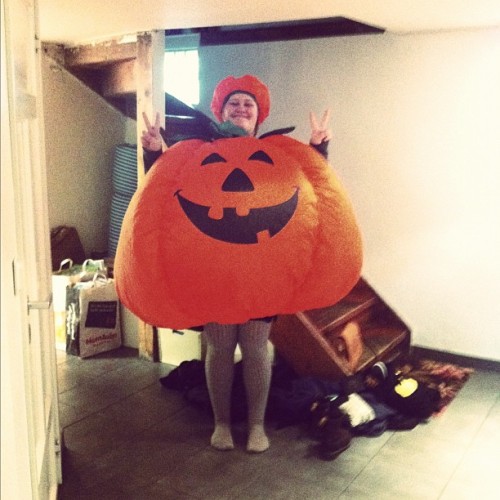 I&#8217;ve got a pumpkin in my basement! (Taken with instagram)