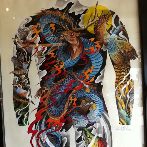 best tattoo shops in san diego. His shop in San Diego is like a museum of beautiful tattoo inspired art and 
