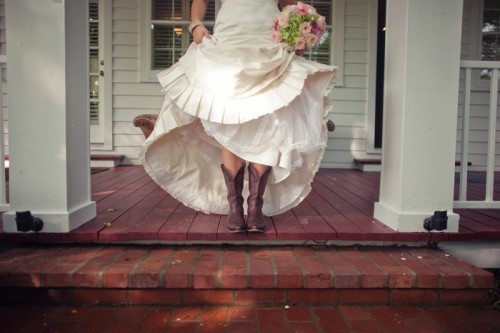 Cowboy Boots And A Wedding Dress tinylittlebombshell