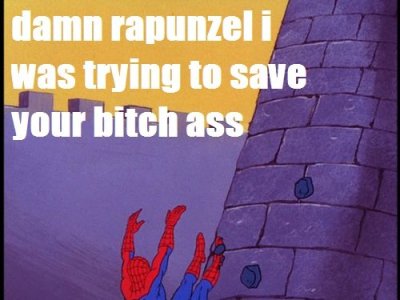 Captioned  Pics on Damn Repunzel