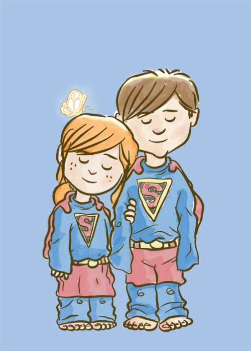 lulubonanza:  Supergirl by ~skutterfly  me and chad in my most perfect dreams.