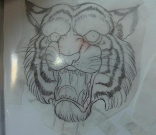 Tagged tattoo sketch tiger 