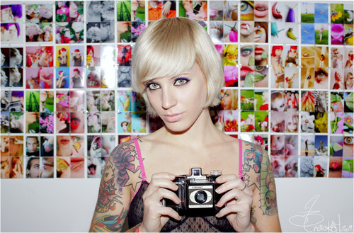  hot chick girl tats tattoos tattoo tat tatted sleeves photo 