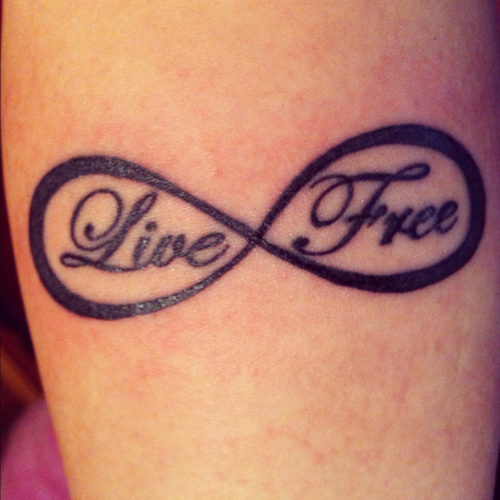 submitted by sarahlynnc my forth tattoo got it yesterday LIVE FREE