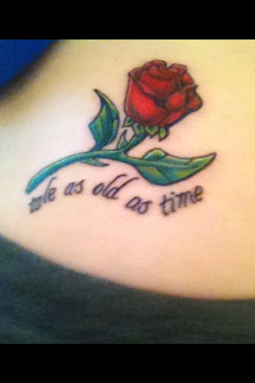 tagged as quote beauty and the beast Disney disney tattoo tattoo
