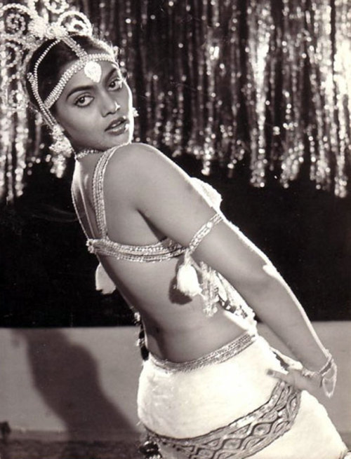 Silk Smitha popular South Indian actress in the late 1970s and 1980s 