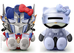 Optimus Prime & RoboCop Hello Kitty
