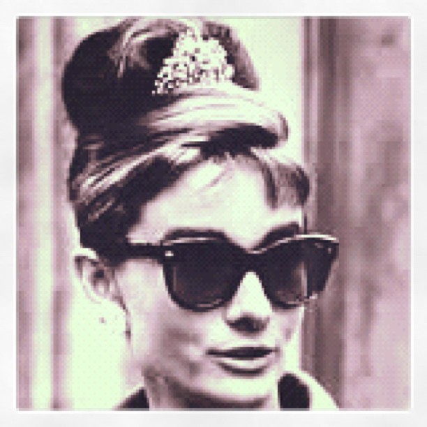 Audrey Hepburn wore the first pair of cat 8217s eye sunglasses in