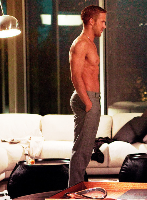Ryan Gosling Shirtless and AWESOME Great pants too Look
