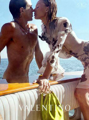Marcelo Boldrini and Raquel Zimmermann by Mario Testino for Valentino