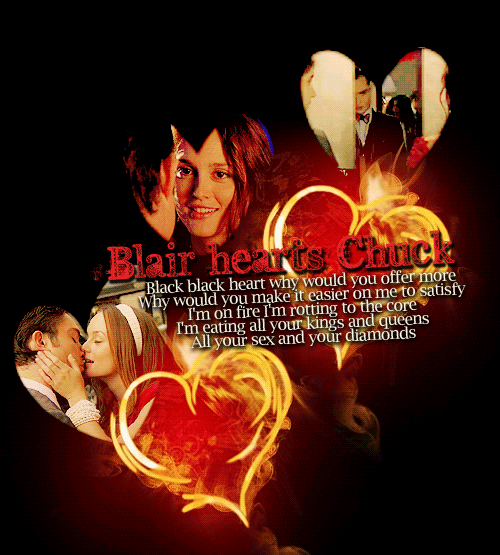 krism23:   “Blair hearts Chuck”, and we all know it even through her trials and mishaps. So let’s tell the writers, by getting it   trending before and while we watch the Valentine’s Day themed 5x15. Last Monday all episode we trended “Reunite Chuck and Blair”   worldwide! With your help we can do this again! Show your support for   Chuck and Blair on Twitter on February 13th, starting 7:45PM EST (12:45AM GMT), let’s trend “Blair HEARTS Chuck” [use spaces, not hashtags] &amp; include them in your tweets. Stay positive, have fun, follow us on twitter @savechuckblair (savechuckandblair on   Tumblr) and live-tweet the new episode with us! Remember, you can also   tweet yours thoughts to @GGWriters, @JoshSchwartz76, and @CW_Network.  