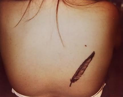 feather tattoo Tumblr