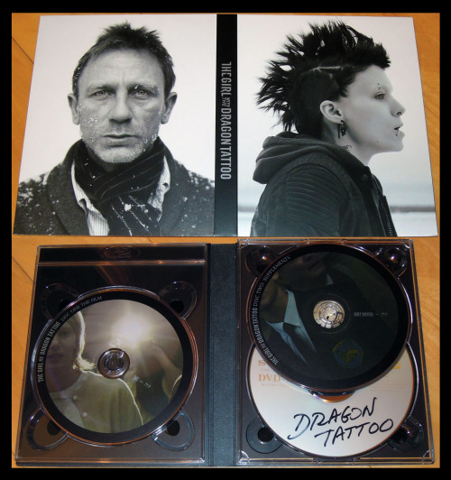 The Girl with the Dragon Tattoo 3disc digipak artwork by Neil Kellerhouse